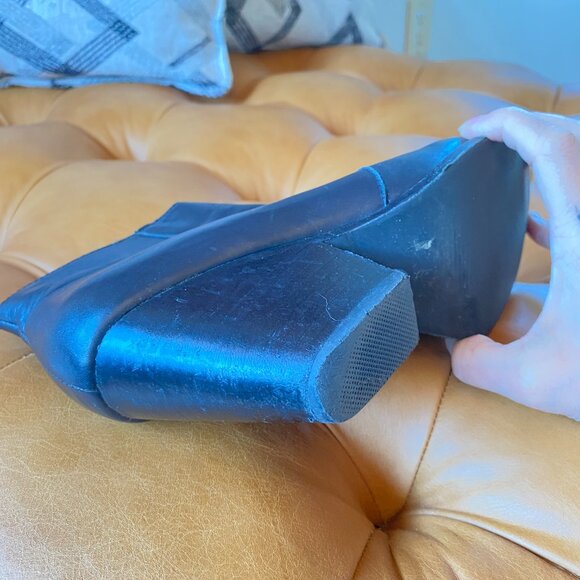 Jeffrey Campbell Ibiza Leather Ankle Booties Size 38 - Picture 8 of 10